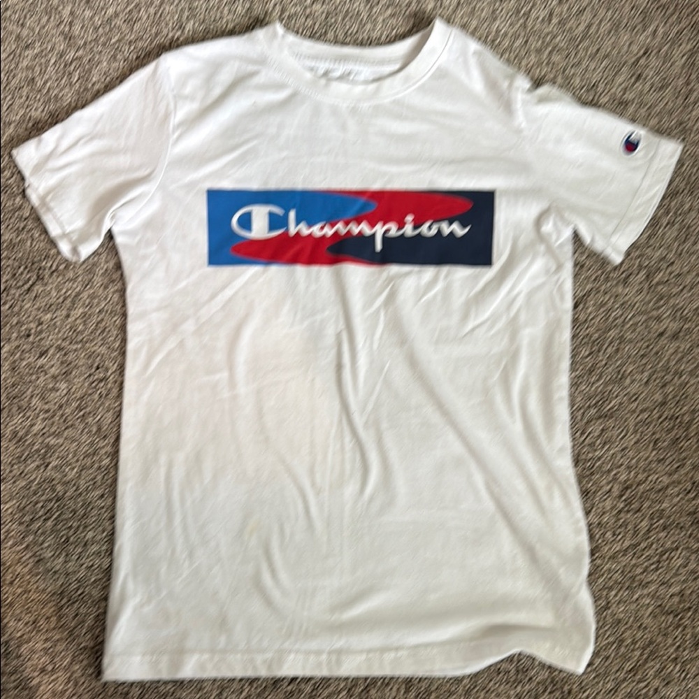 Champion Boys large White T-Shirt